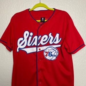 76ers Baseball Jersey